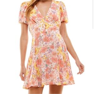 NWT City Studio Coral pink summer dress M